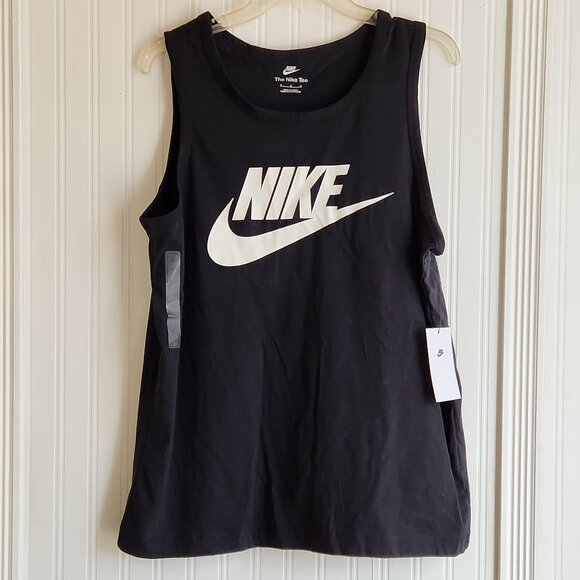 Nike Other - NIKE The Nike Tee Men's Black Tank Top - Medium - NWT NEW